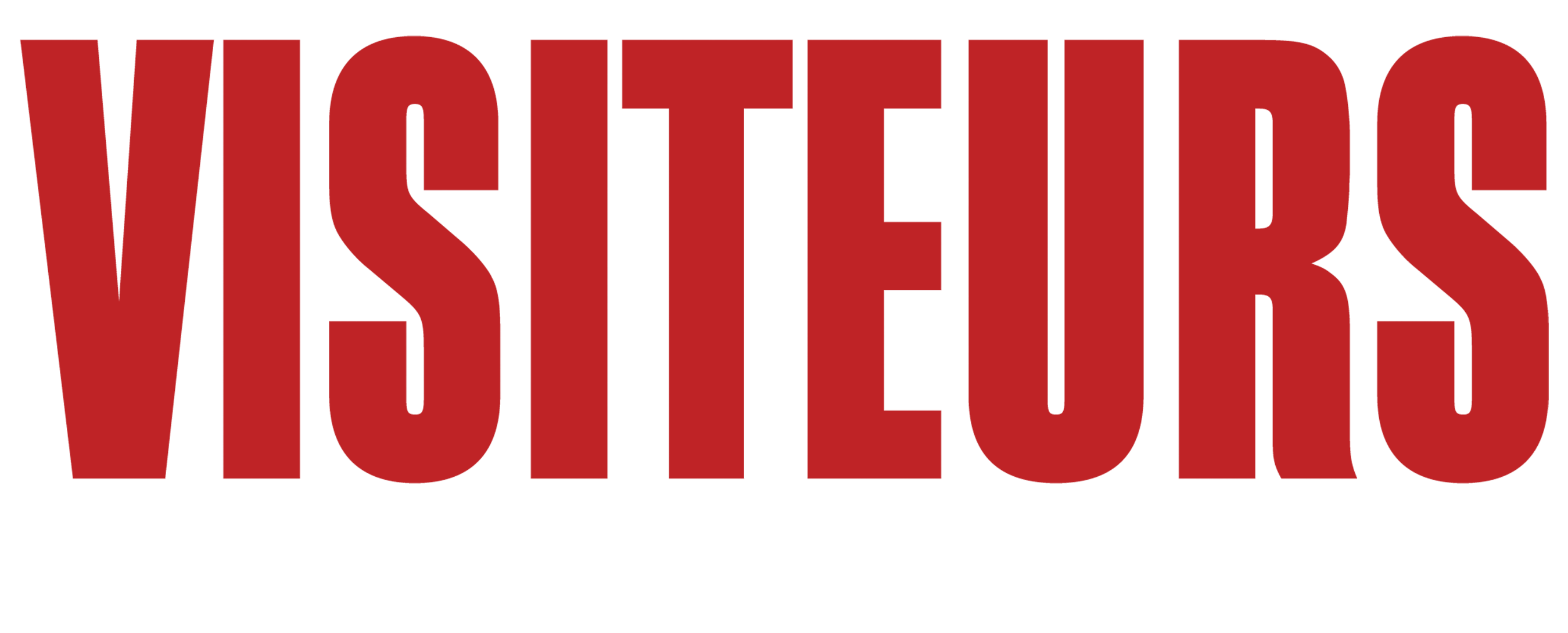 Logo VISITEURS Rouge Créateur de voyages BtoC